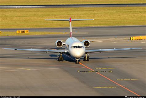 OE LFR Austrian Airlines Fokker 70 F28 Mark 0070 Photo By Chris Jilli