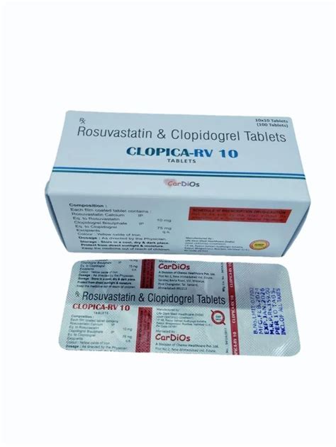 Rosuvastatin Calcium Tablet 10 Mg At 159 Box In New Delhi ID