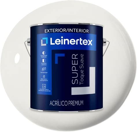 Tinta Super Acr Lica Toque Suave Branco Neve Lt Leinertex Rabelo