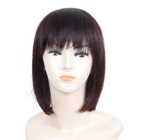 Amazon 12 Straight Real Human Hair Toppers With Bangs Clip In