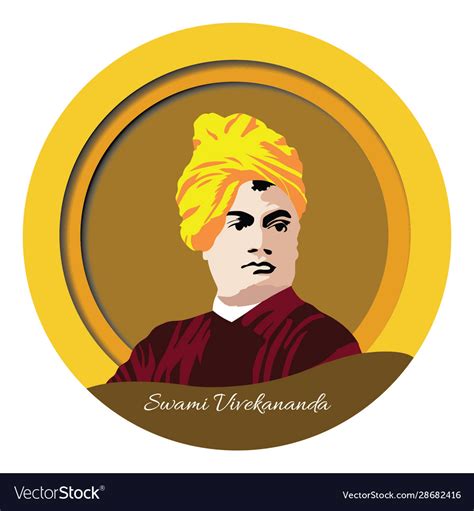 Swami vivekananda Royalty Free Vector Image - VectorStock