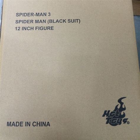 Hot Toys MMS Spiderman Black Suit Hobbies Toys Toys Games On Carousell