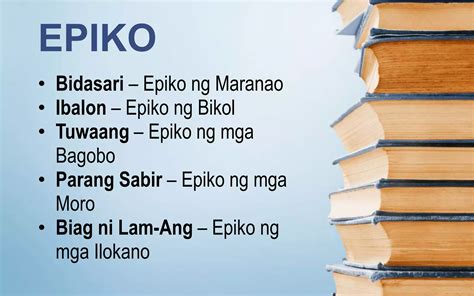 Filipino 8 Epiko Ppt