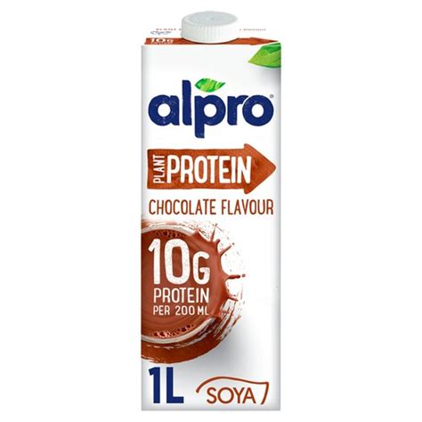 Alpro Plant Protein Chocolate Flavoured Soya Drink 1l Compare Prices And Buy Online