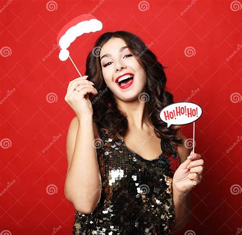 Lifestyle Party Holiday And People Concept Cheerful Young Woman With