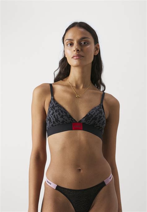 Hugo Design Triangle Bra Open Miscellaneous Dark Blue Zalando Ie