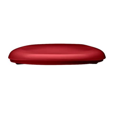 Red Elongated Toilet Seat Cover Velcromag