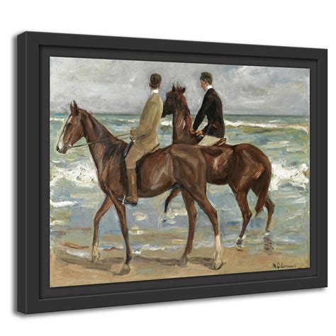 Kunstdruck Max Liebermann Zwei Reiter Am Strand Ebay