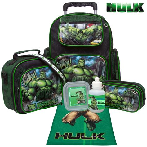 Mochila Infantil Escolar Masculina Hulk Aula Itens Toys U Shopee