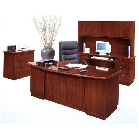 Dmi Office Furniture Belmont 4 Piece Standard Desk Office Suite