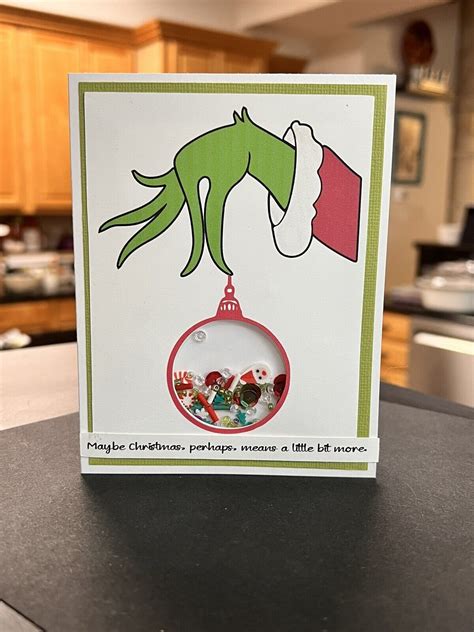 Card Kit Stampin Up The Grinch Christmas Shaker Card EBay