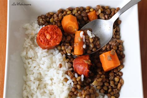 Lentejas Con Arroz Lawebcinera