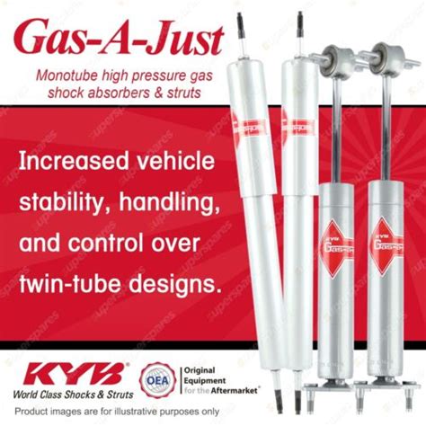 Front Rear Kyb Gas A Just Monotube Shock Absorbers For Ford Mustang