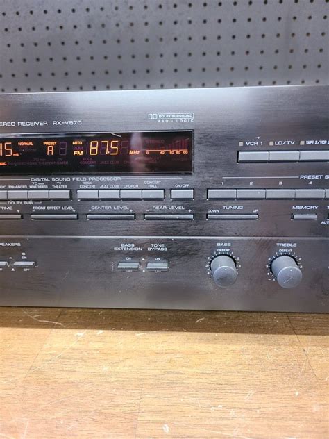 Vintage Yamaha Rx V870 Av Receiver Made In Japan For Sale In Haslet Tx