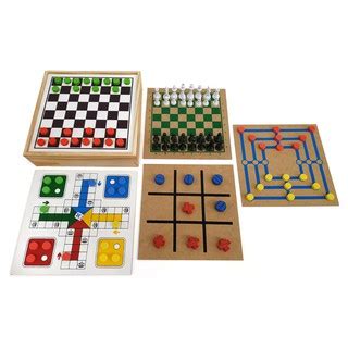 Jogos De Tabuleiro Em Dama Trilha Ludo Xadrez Jogo Da