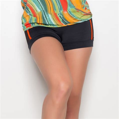 Short Liso Detalhe Em Tule Lingerie Br Atacado Para Revenda