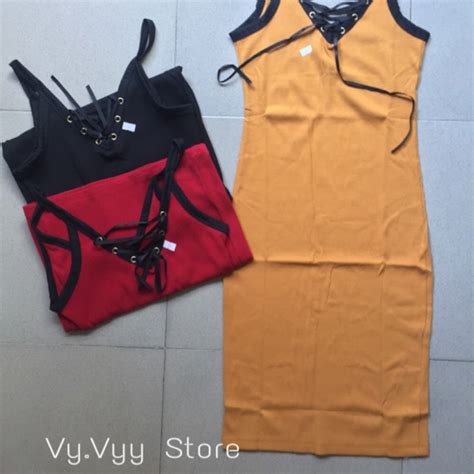 ĐẦM BODY ĐAN DÂY CỰC HOT CHO MÙA HÈ Shopee Việt Nam