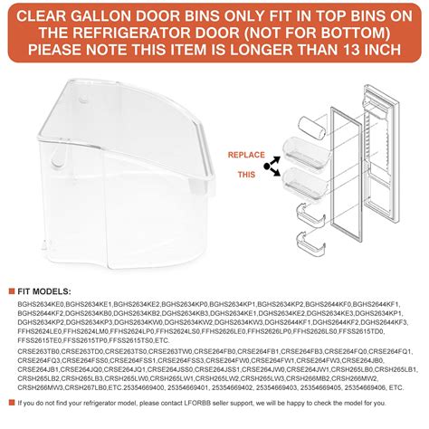 UPGRADE 240356402 Refrigerator Door Bin Replacement Part Compatible