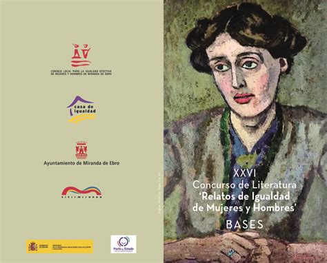 XXVI Concurso De Literatura Relatos De Igualdad De Mujeres Y Hombres