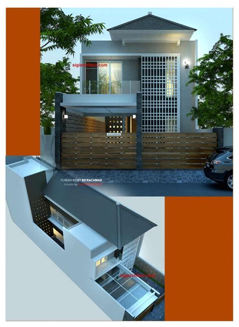 Desain Rumah Kost 2 Lantai Minimalis