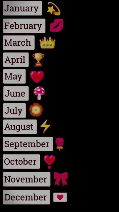 Choose Your Birthday Month 😋 Love Viral Shorts Short Love Viral