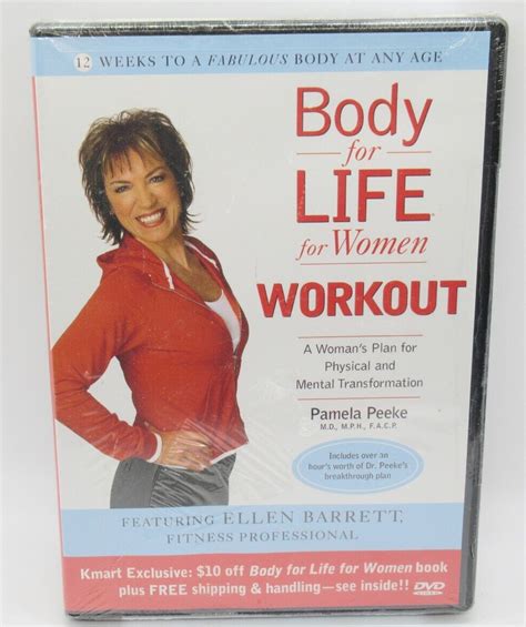 PAMELA PEEKE ELLEN BARRETT BODY FOR LIFE FOR WOMEN WORKOUT DVD