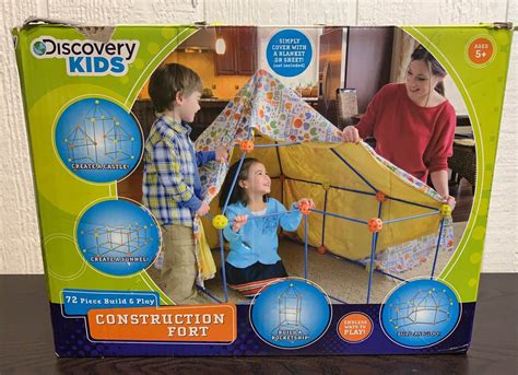 Discovery Kids Build And Play Construction Fort Set