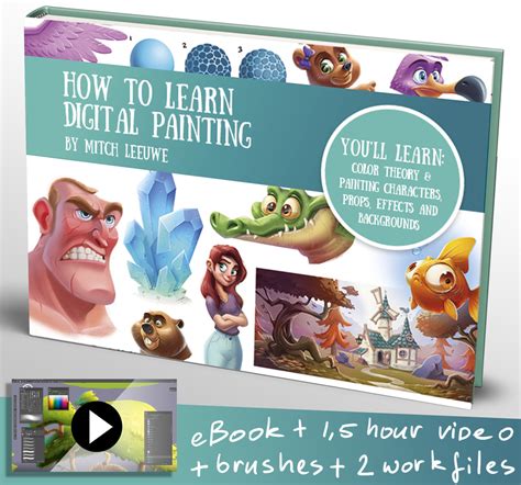 How To Learn Digital Painting Art Tutorials EBooks By Mitch Leeuwe