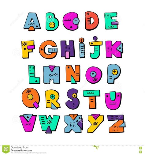 Alphabet Letters Designs For Kids