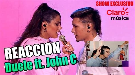 REACCION A TINI Duele Ft John C Live Streaming Claro 2020