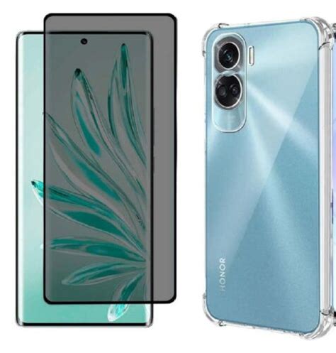 Coque Etui Verre Trempé Anti Espion pour Honor Magic 6 Lite 5 Lite