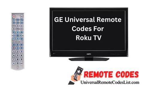 GE Universal Remote Codes For Roku TV | Updated 2024