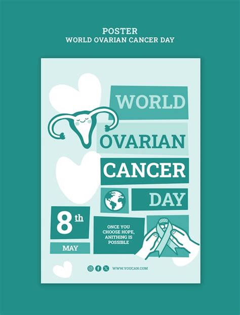 Premium Psd World Ovarian Cancer Day Template