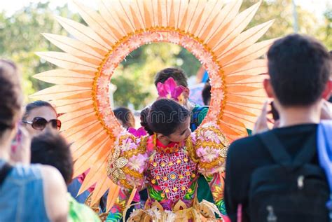 Pinta Flores Festival, San Carlos City, Negros Occidental Editorial ...