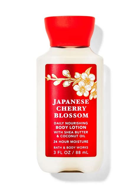 Bath And Body Works Japanese Cherry Blossom Travel Size Daily Nourishing