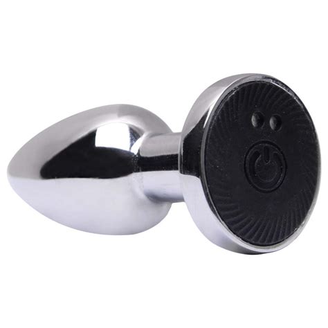 Plug Anal Metal Vibrações x cm Controle Remoto Gall