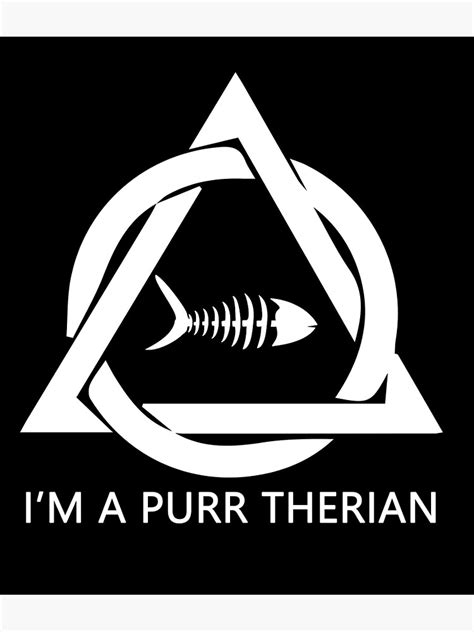 Theta Delta Therian Symbol Therianthropy Purr Cat Therian Poster By Lsevenhans Redbubble