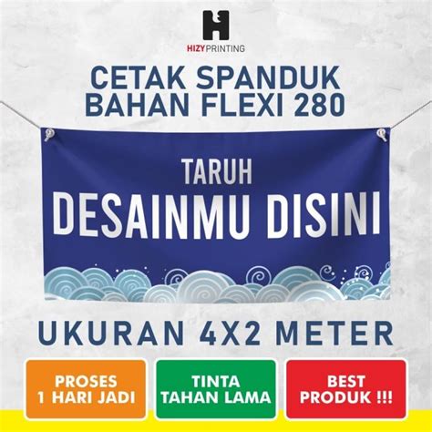 Jual Terlaris Cetak Banner Spanduk Ukuran 4X2 Meter 1 Hari Jadi