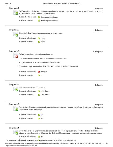 Poo Actividad De Programaci N Orientada A Objetos Automatizada