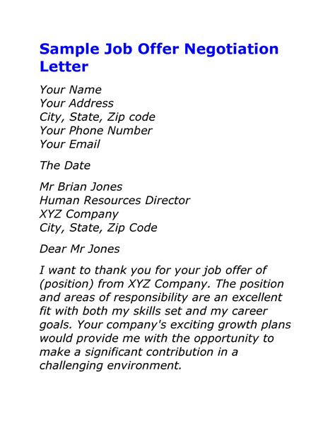 49 Best Salary Negotiation Letters Emails And Tips Templatelab