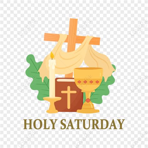 Bible Holy Saturday Cross Holyicongood Fridaygreetings Png Free