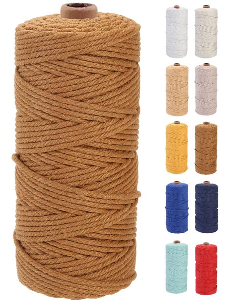 Buy Gohof Macrame Cord Mm X M Premium Cotton Macrame Rope Strand