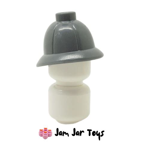 LEGO Hat Pith Helmet Dark Bluish Grey HG166