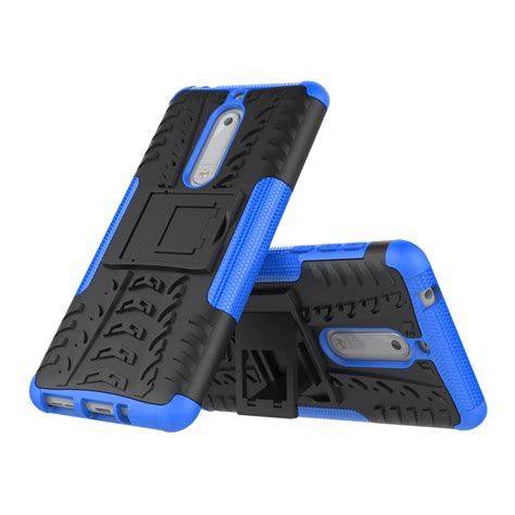 Hybrid TPU Armor Silicone Rubber Hard Phone Cases For Nokia 5 Case ...