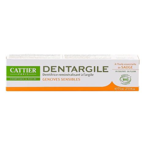 Pasta De Dinti Cu Argila Si Salvie Gingii Sensibile Dentargile 75 Ml