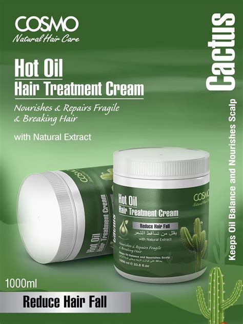 Cosmo Hot Oil Hair Treatment Cream Cactus 1000ml Cosmo Series