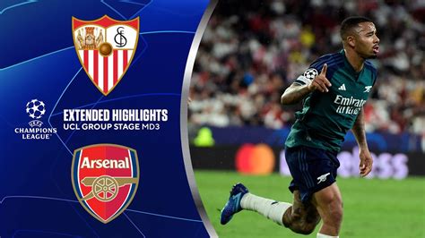 Sevilla Vs Arsenal Extended Highlights Ucl Groups Stage Md 3 Cbs