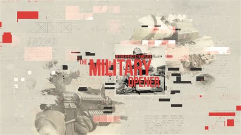 Military Opener After Effects Project Files Videohive