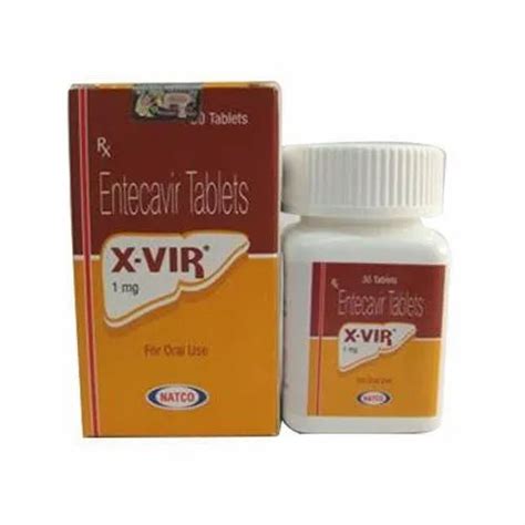 X Vir Entecavir Tablet Natco 30 Tablets At Rs 800bottle In Mumbai