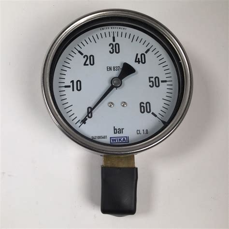 Wika 212 20 100 Pressure Gauge Druckmessgerät New NFP